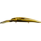 [10 PCS] [Gold Plated] Bandit Walleye Deep KO Unpainted Minnow Blanks BL-163-G