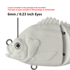 [5 PCS] 5'' Bluegills Glide Bait Blanks BL-092