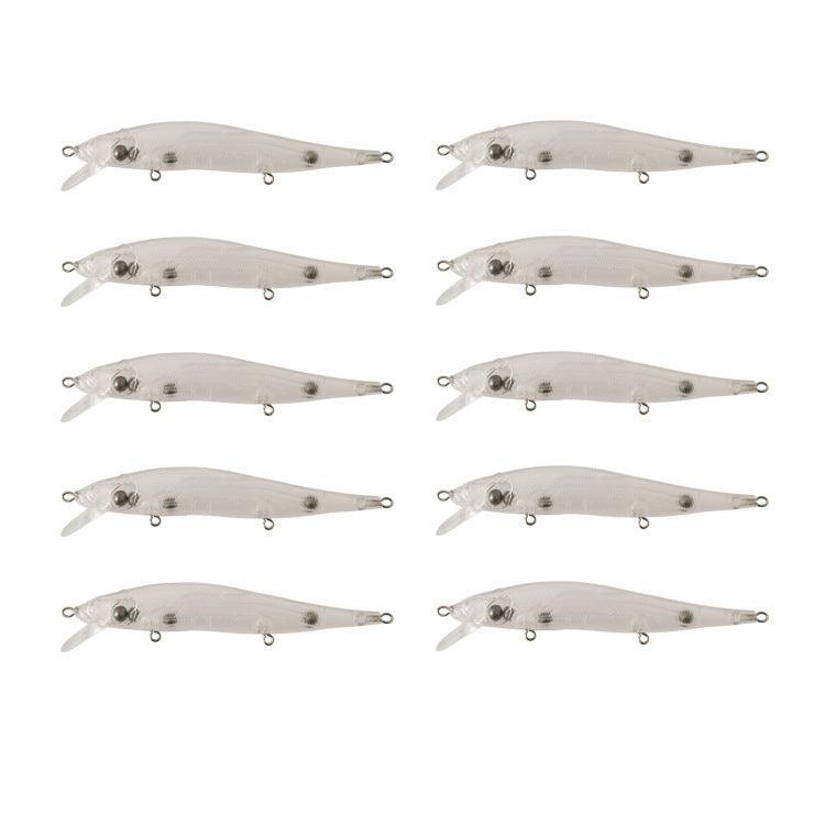 [20PCS] Megabass Vison Oneten KO 110+ Quality Unpainted Floating Jerkbaits Blanks BL-107