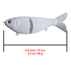 [5 PCS] 7'' 2-section Shad Glide Bait Blanks BL-095