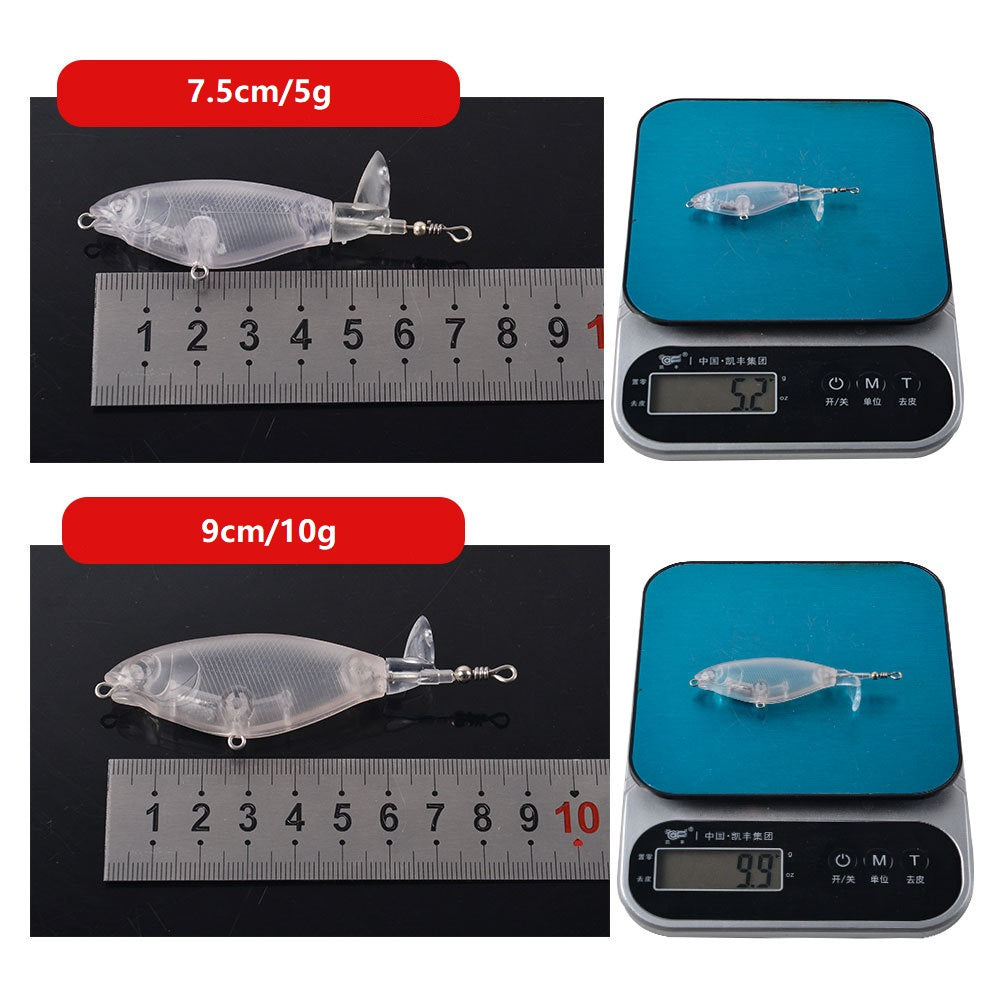 [20 PCS]3''&3.5''| BERKLEY Choppo ko 75mm 90mm Topwater Plopper Blanks 2 Size BL-138