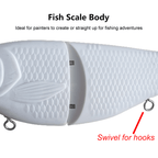 [5 PCS] 7'' 2-section Shad Glide Bait Blanks BL-095