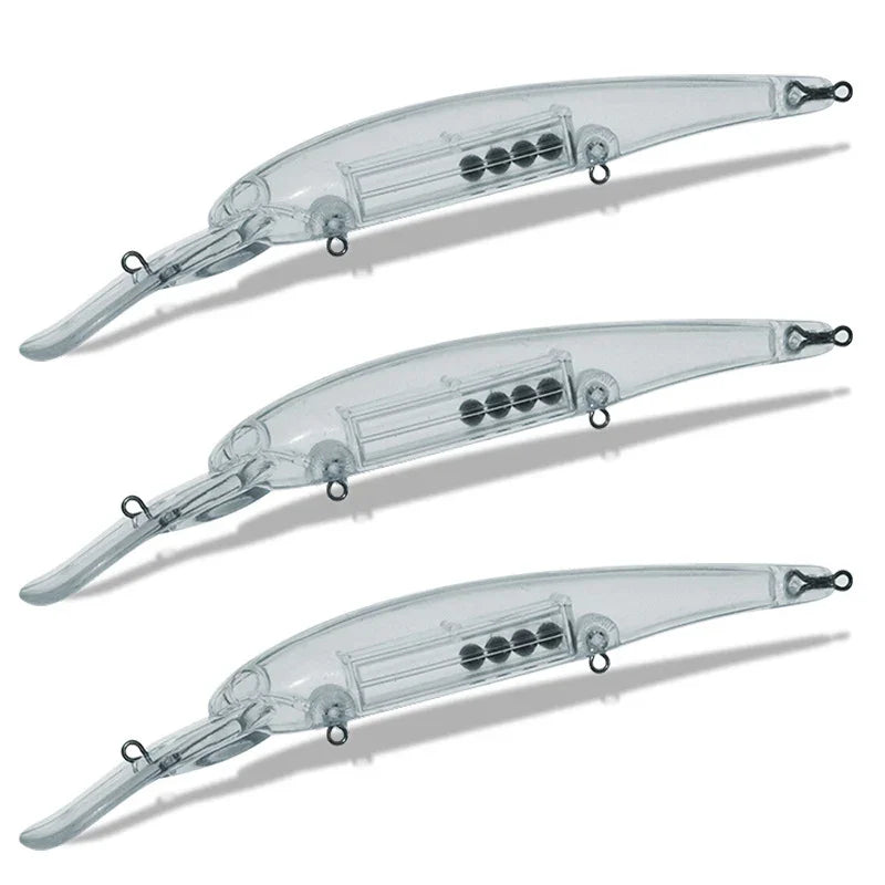 [20PCS] Bandit Walleye Deep KO Unpainted Minnow Blanks BL-163