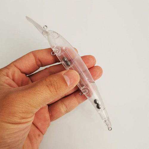 [20 PCS] 14cm/14.3g Bandit Walleye Shallow KO Unpainted Jerkbaits Blanks BL-111