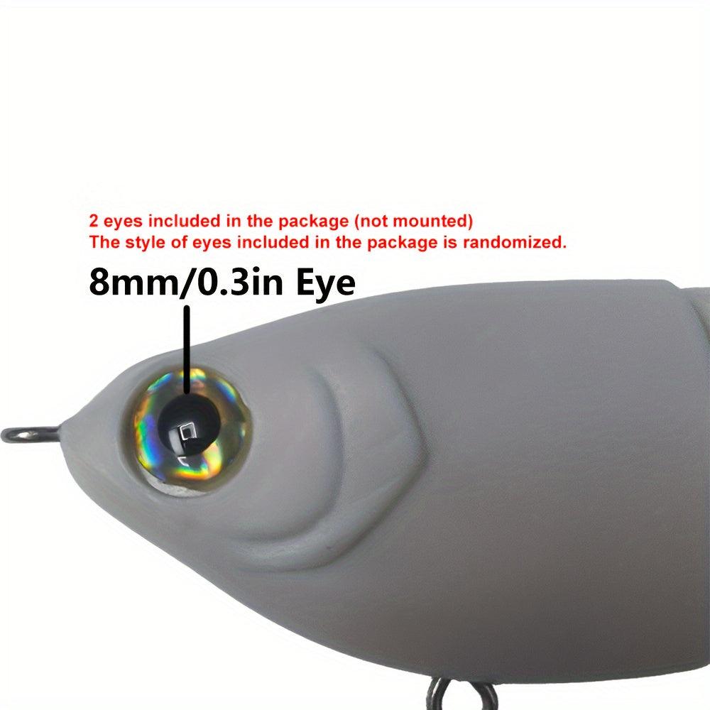 [10 PCS]5'' 2-section Wee Shad Glide Bait Blanks - Smooth Body BL-090