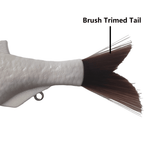 [5 PCS]6'' Shad Glide Bait Blanks With Hair Tail BL-093