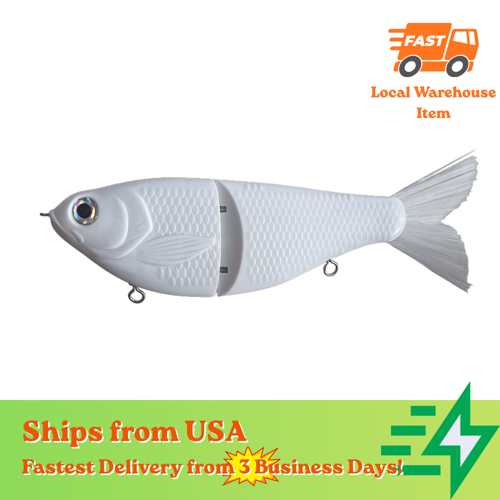 [5 PCS] 7'' 2-section Shad Glide Bait Blanks BL-095