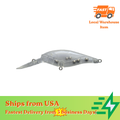 [20 PCS]8cm/5g Berkely Flicker Shad 6 KO Blanks Clear BL-228