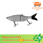 [5 PCS]6'' Shad Glide Bait Blanks With Hair Tail BL-093