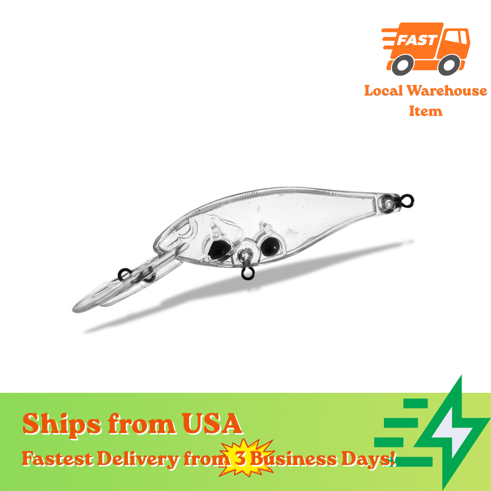 [20 PCS] 9.5cm/8.5g Flicker Shad KO Light Flicker Shad Style Lure Blanks BL-245