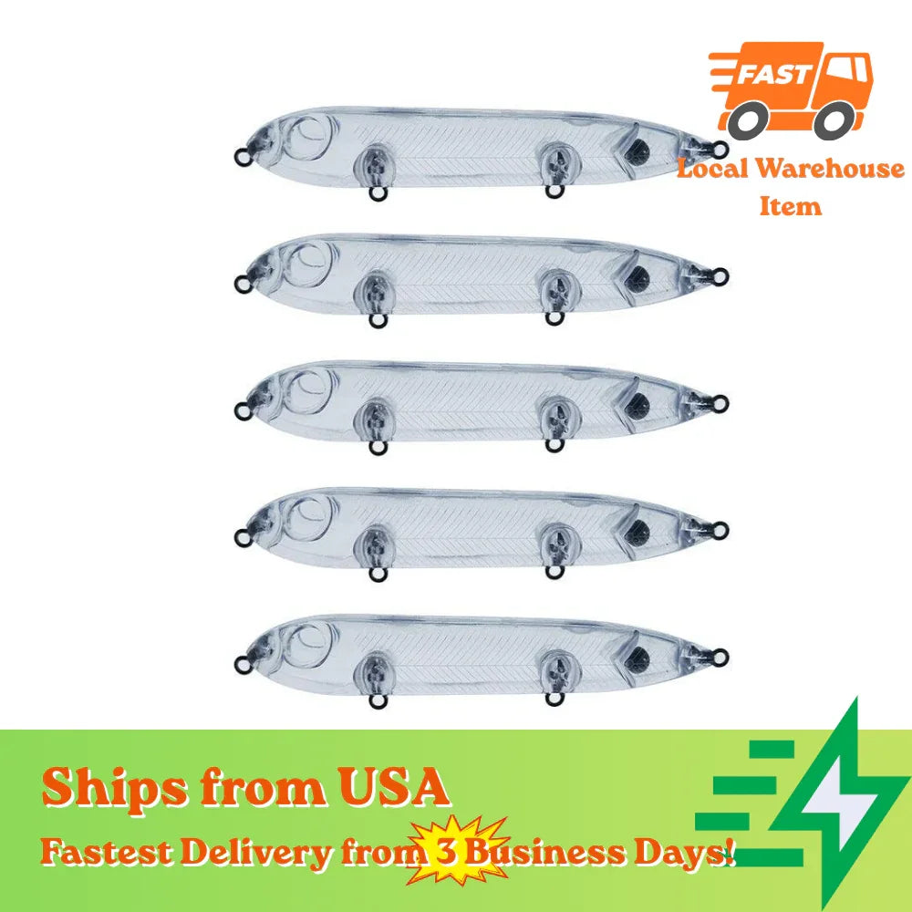 [20PCS] 3.7''&5'' Heddon Super Spooks Blanks BL-002