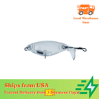 [20 PCS]3''&3.5''| BERKLEY Choppo ko 75mm 90mm Topwater Plopper Blanks 2 Size BL-138