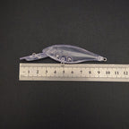 [20 PCS] 9.5cm/8.5g Flicker Shad KO Light Flicker Shad Style Lure Blanks BL-245