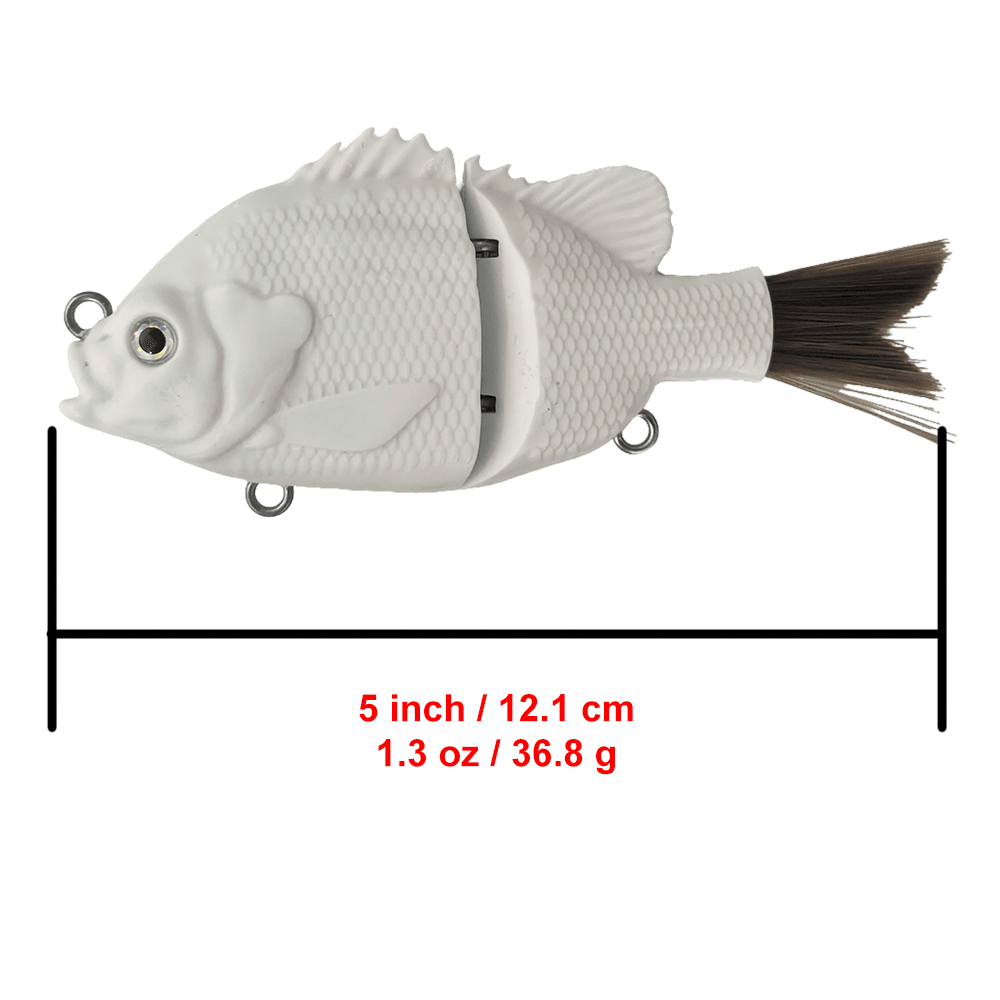 [5 PCS] 5'' Bluegills Glide Bait Blanks BL-092