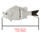 [5 PCS] 5'' Bluegills Glide Bait Blanks BL-092