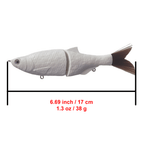[5 PCS]6'' Shad Glide Bait Blanks With Hair Tail BL-093