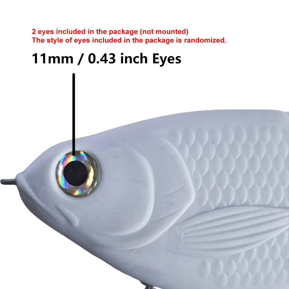 [5 PCS] 7'' 2-section Shad Glide Bait Blanks BL-095