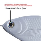 [5 PCS] 7'' 2-section Shad Glide Bait Blanks BL-095
